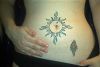 tribal sun tat for women